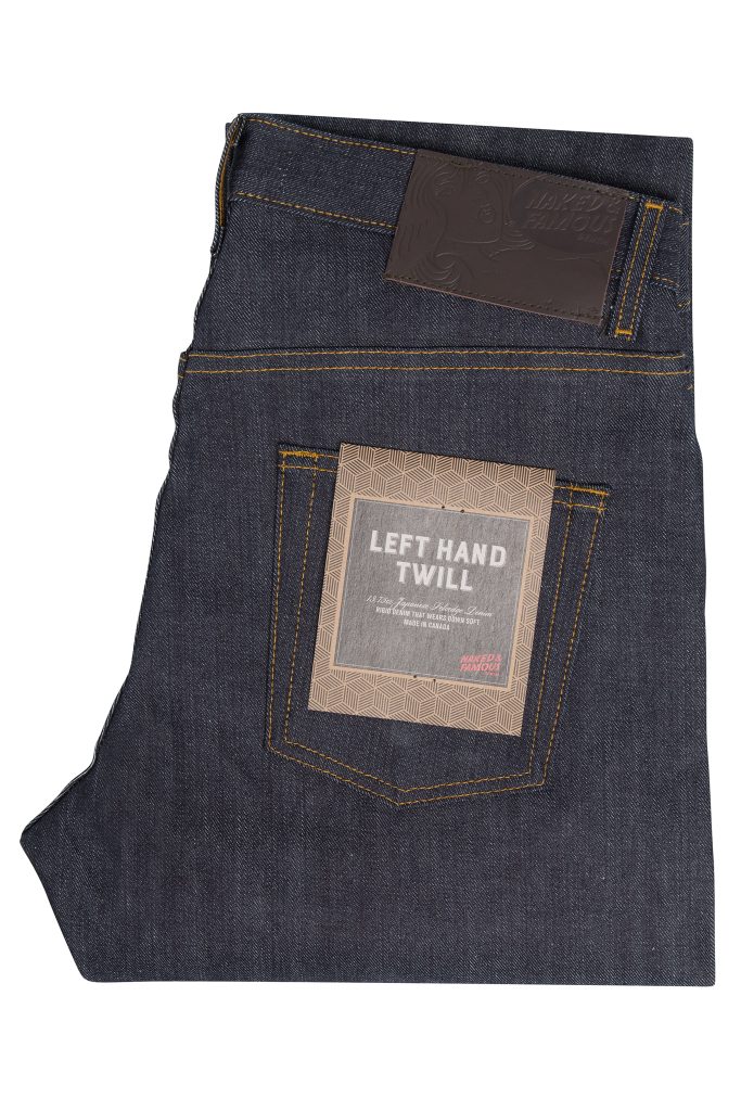 NAKED And FAMOUS Jeans Easy Guy LEFT HAND TWILL SELVEDGE INDIGO