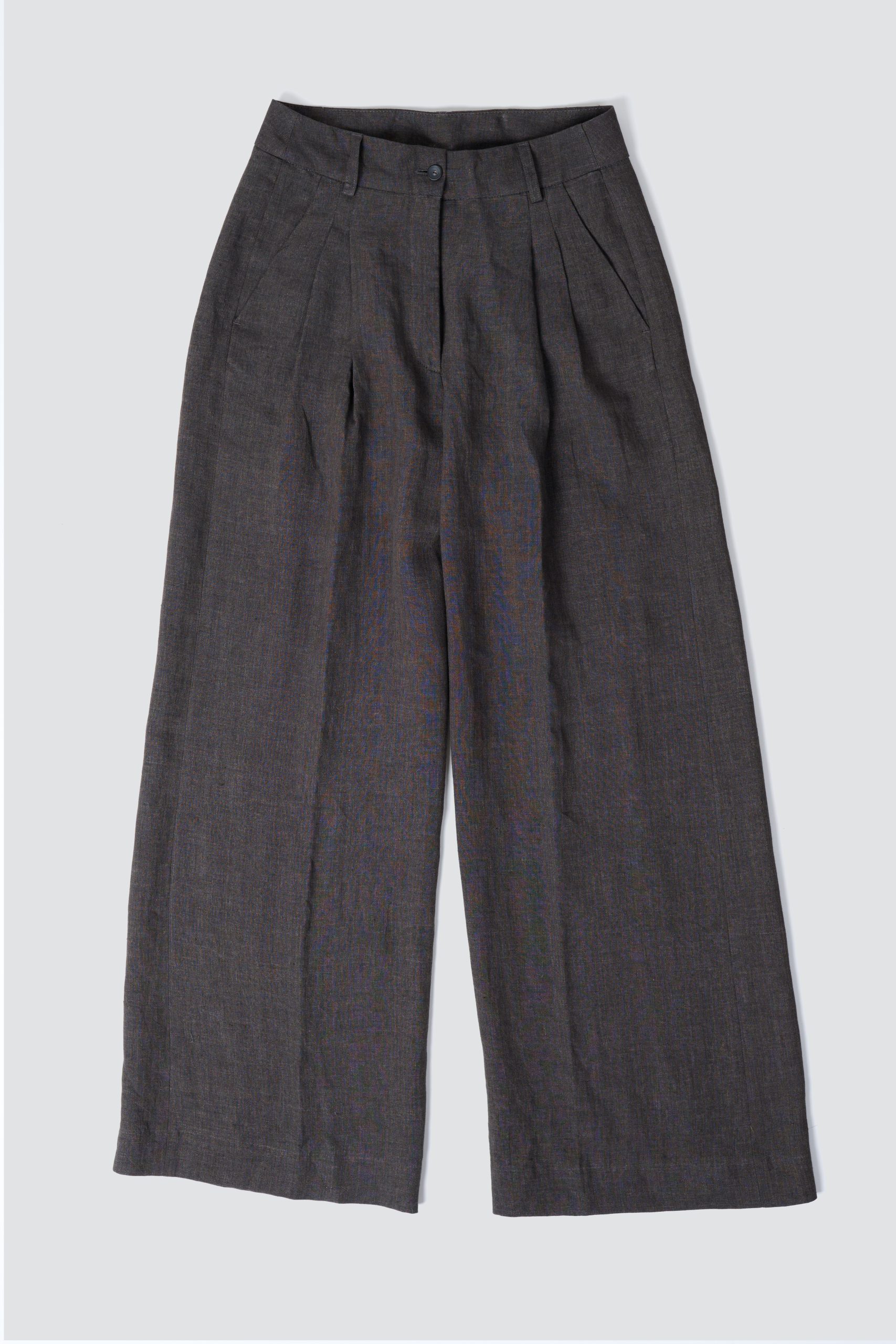 DIEGA PAVANO linen pant choco