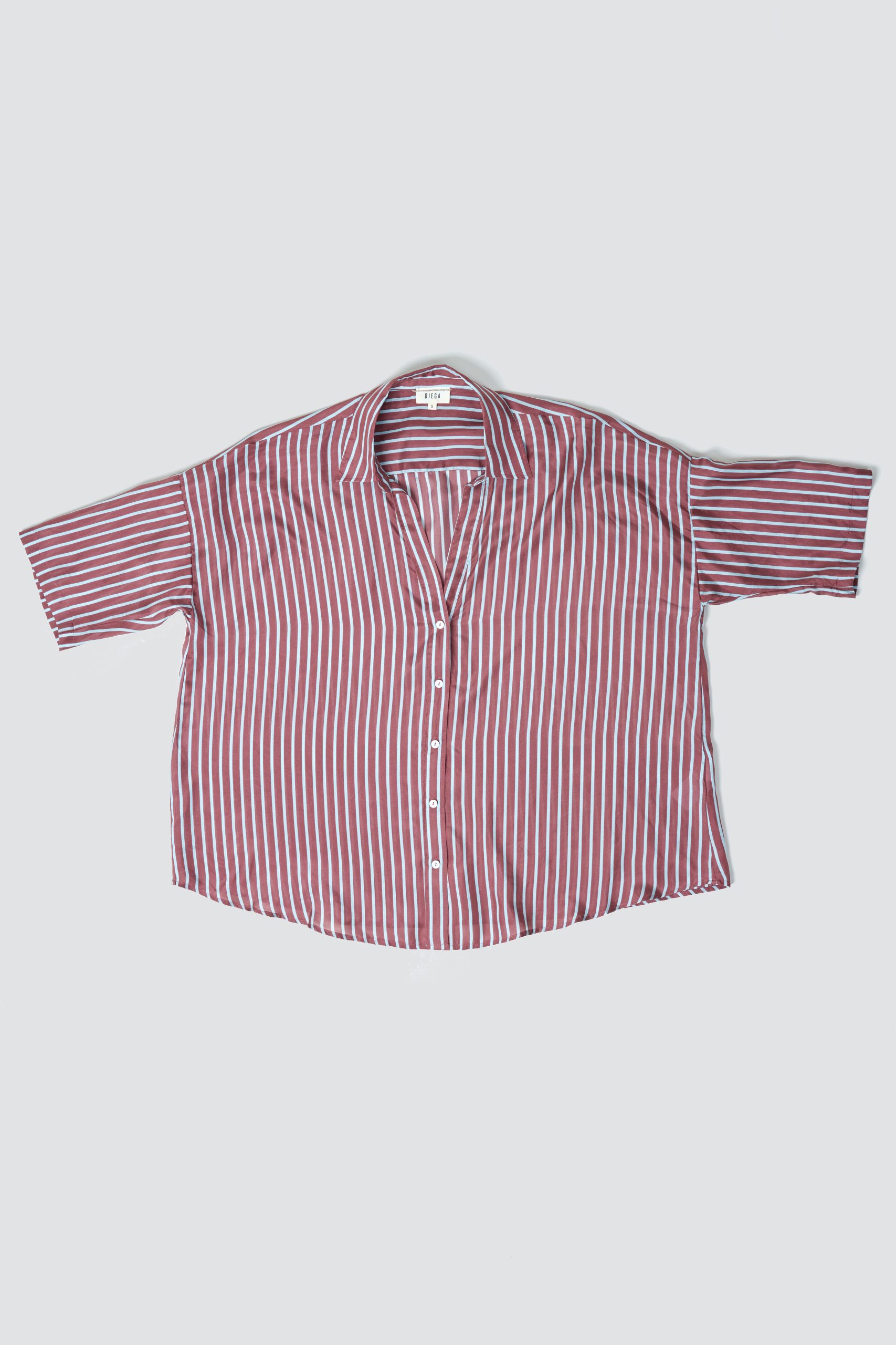 DIEGA CLARA Shirt blue sky, plum