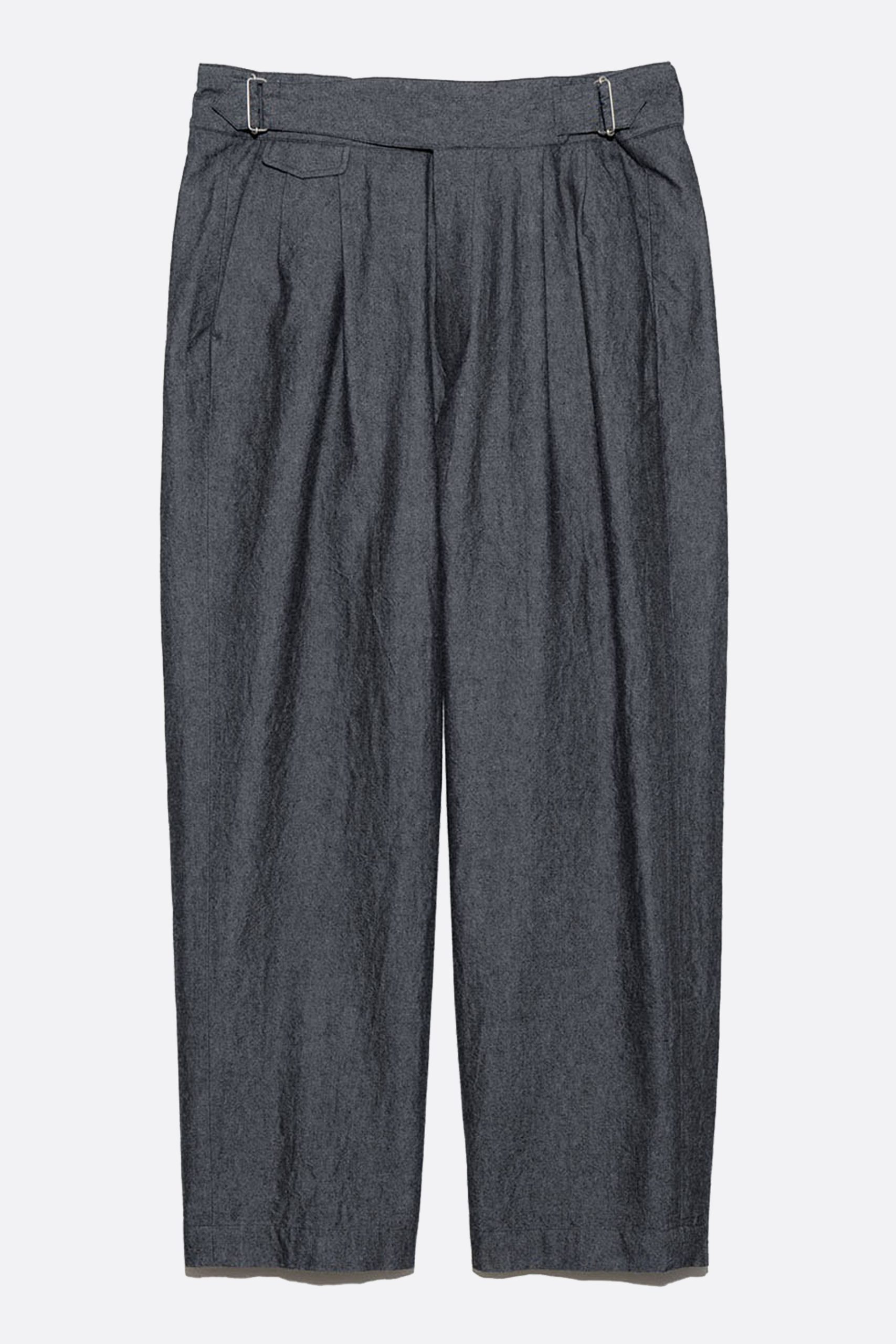 NANAMICA Cotton Wool GURKHA Pant Heather grey