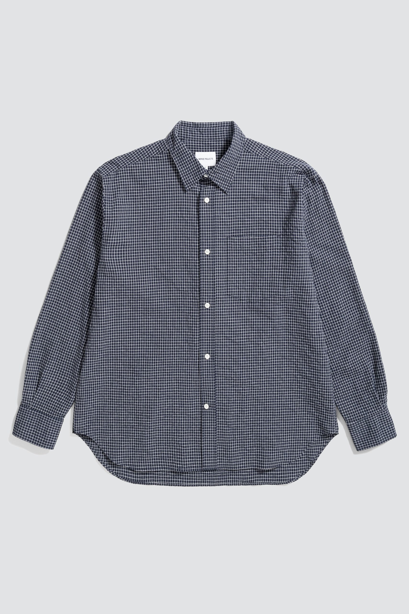 NORSE PROJECTS MO Check oversized shirt