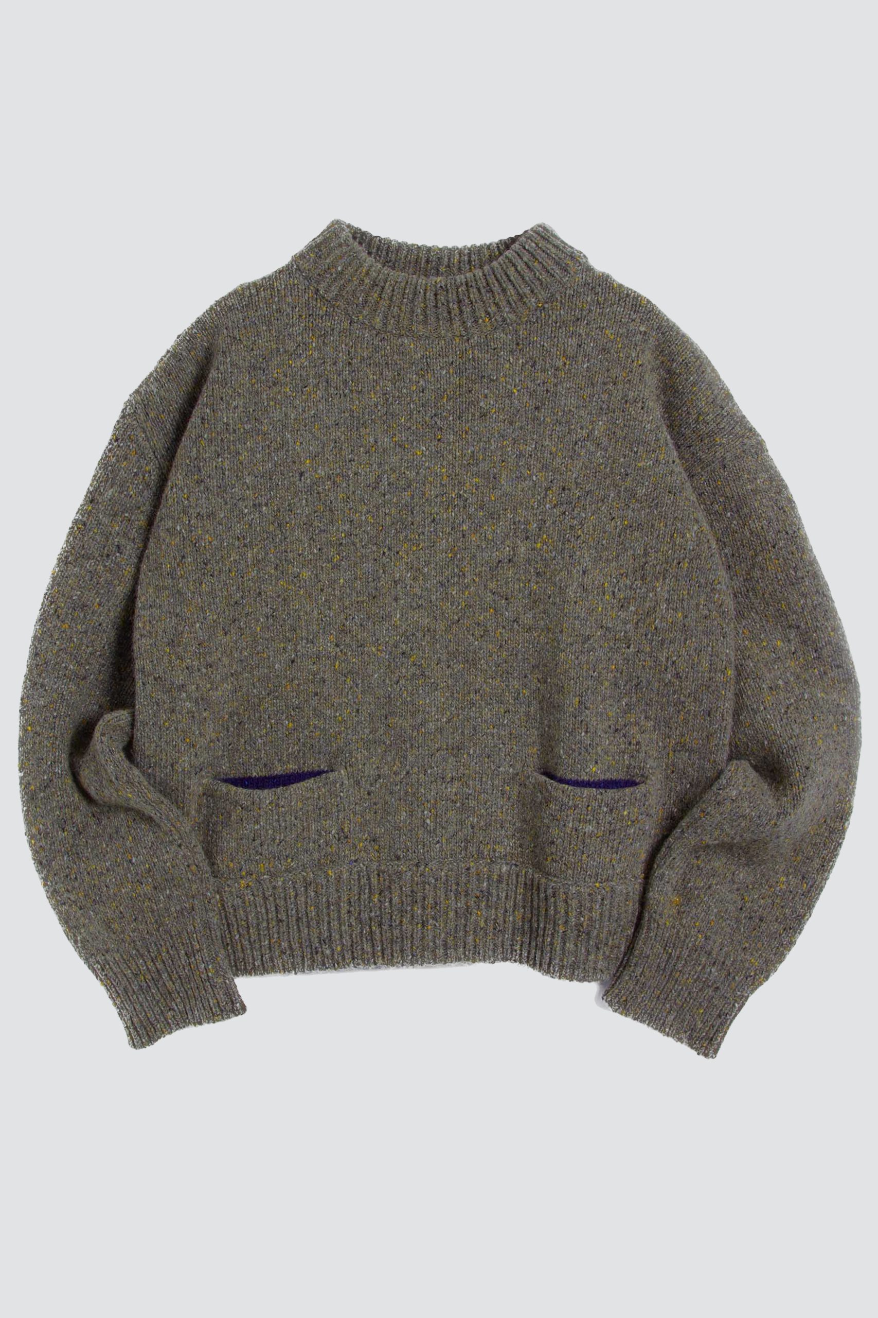 YMC BONNIE Knit Jumper Grey