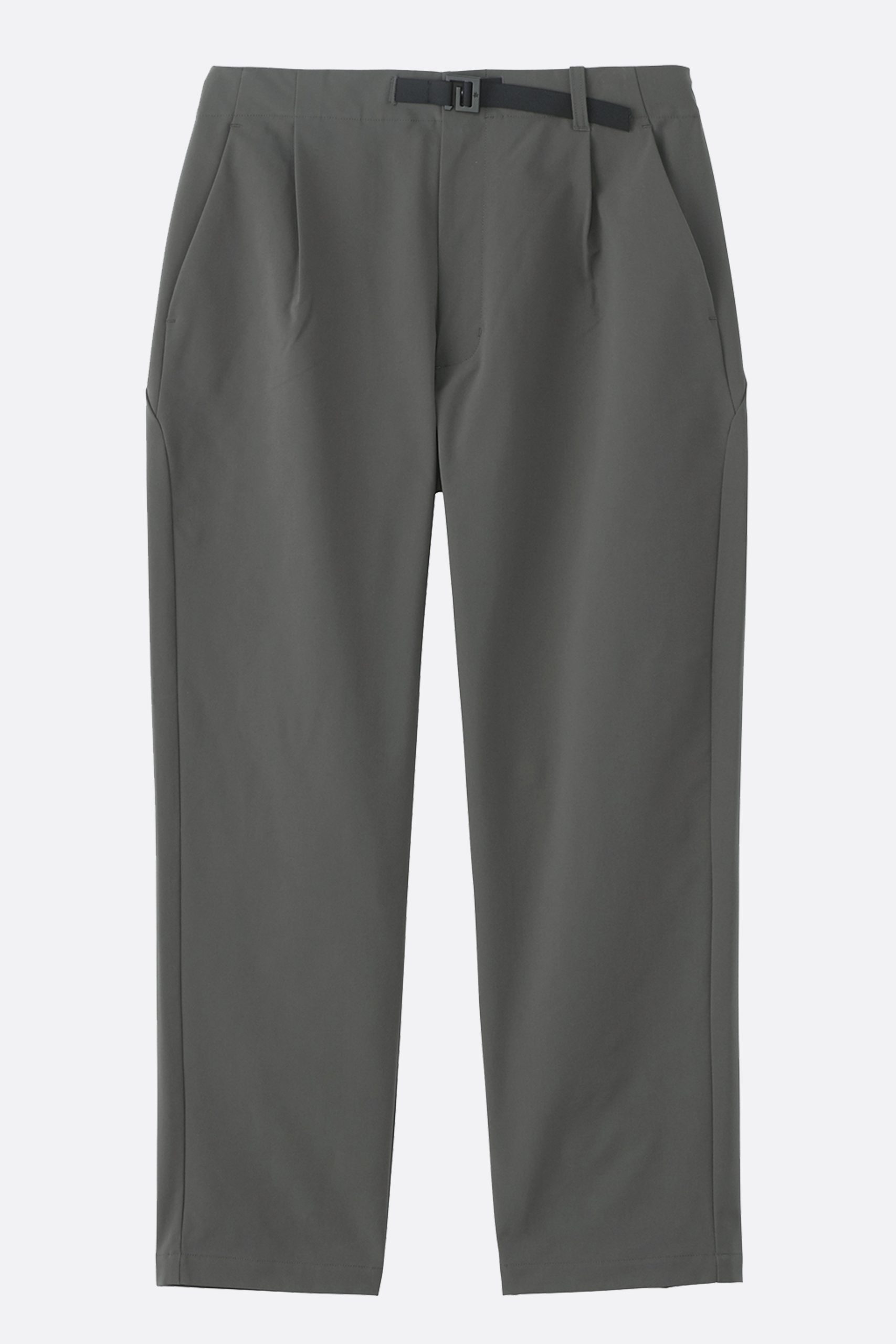 GOLDWIN ONE TUCK Tapered Stretch Pants Asphalt