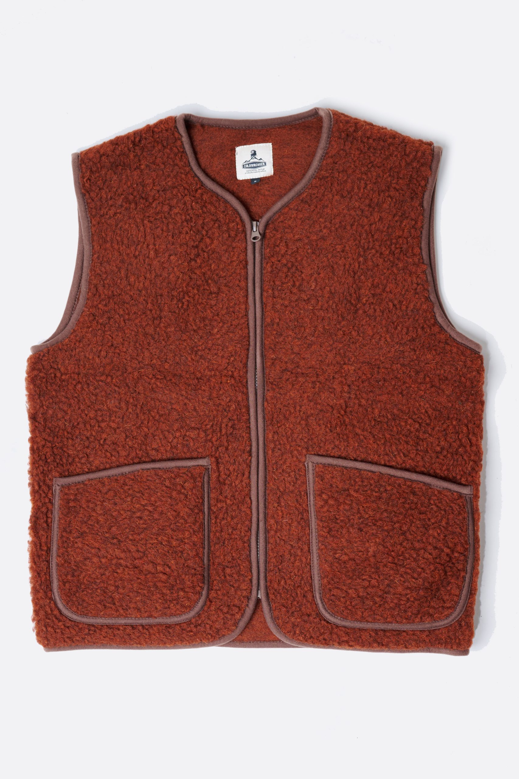 COLDBREAKER Gilet PEPITKO Cognac