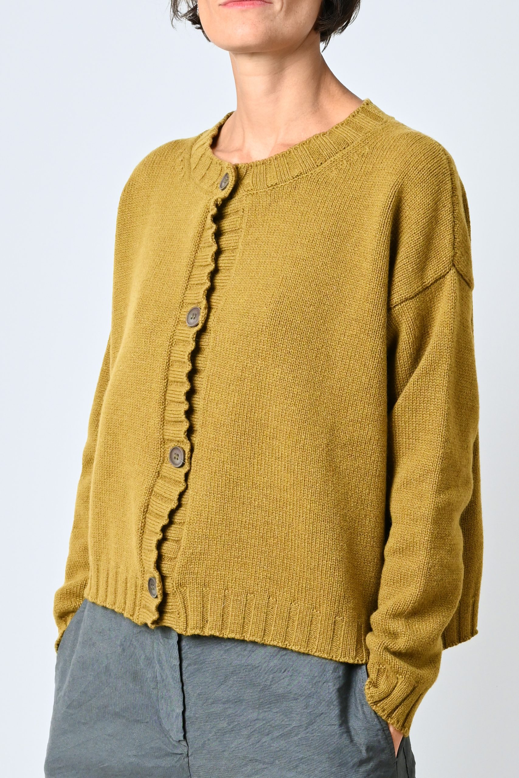 MJW Cardigan 2402 1 Avocado