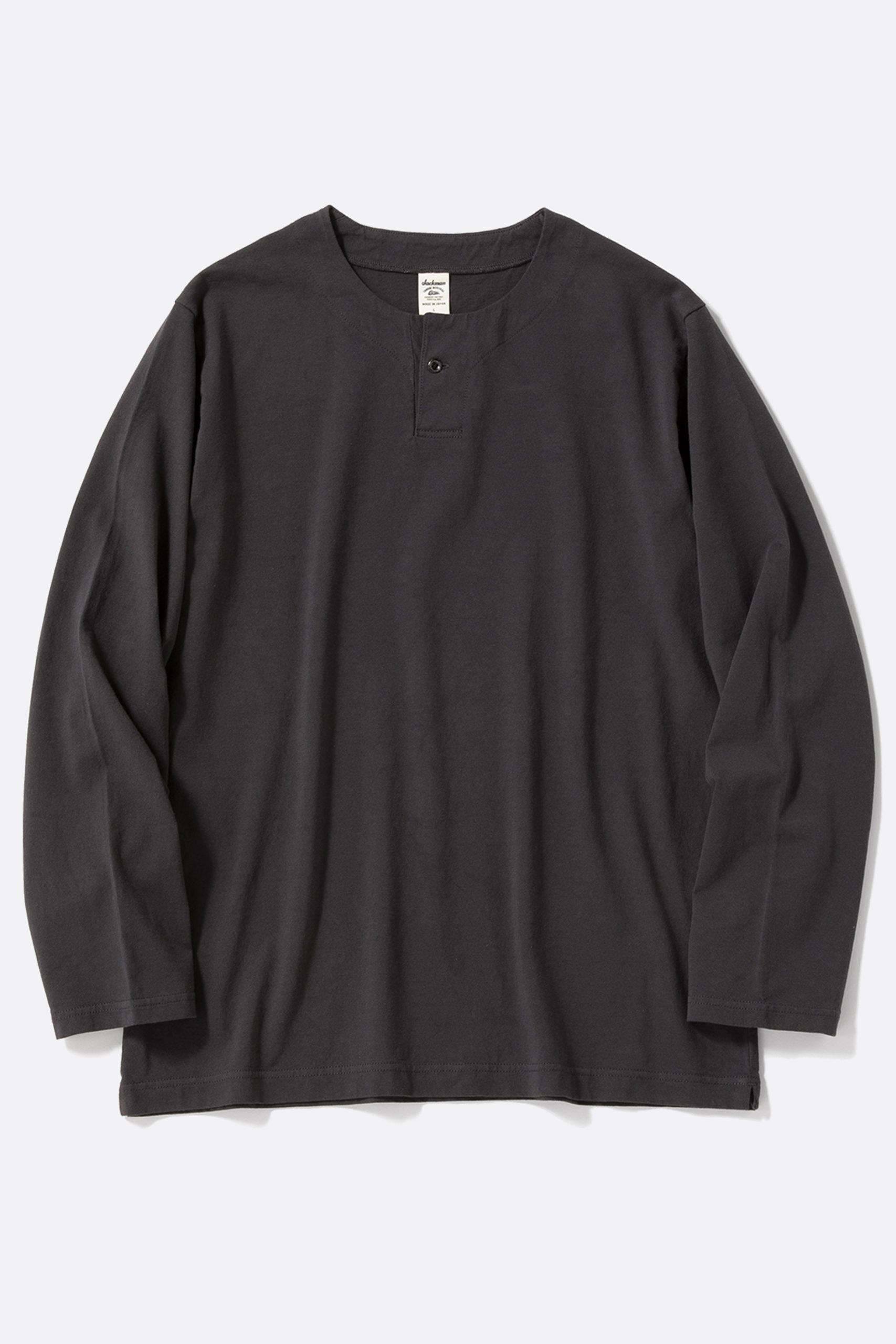 JACKMAN HENLEYNECK Longsleeved T-Shirt Sumikuro