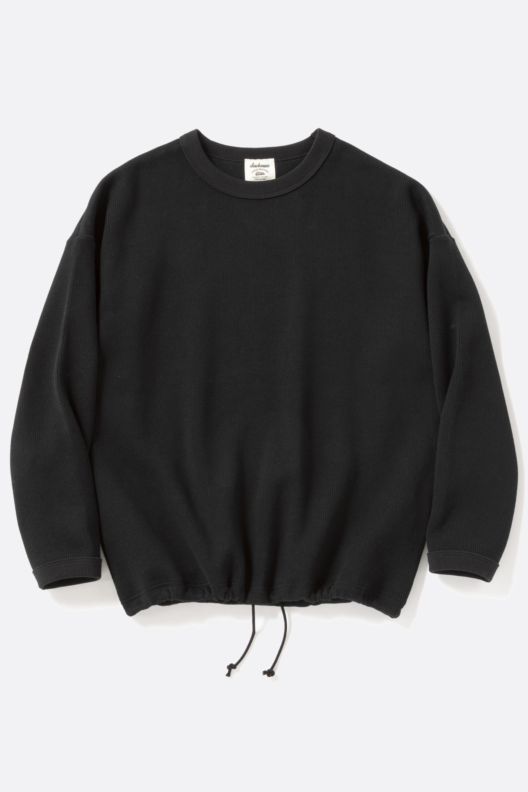 JACKMAN QUARTER KNIT HIMO LS Tee-shirt Black