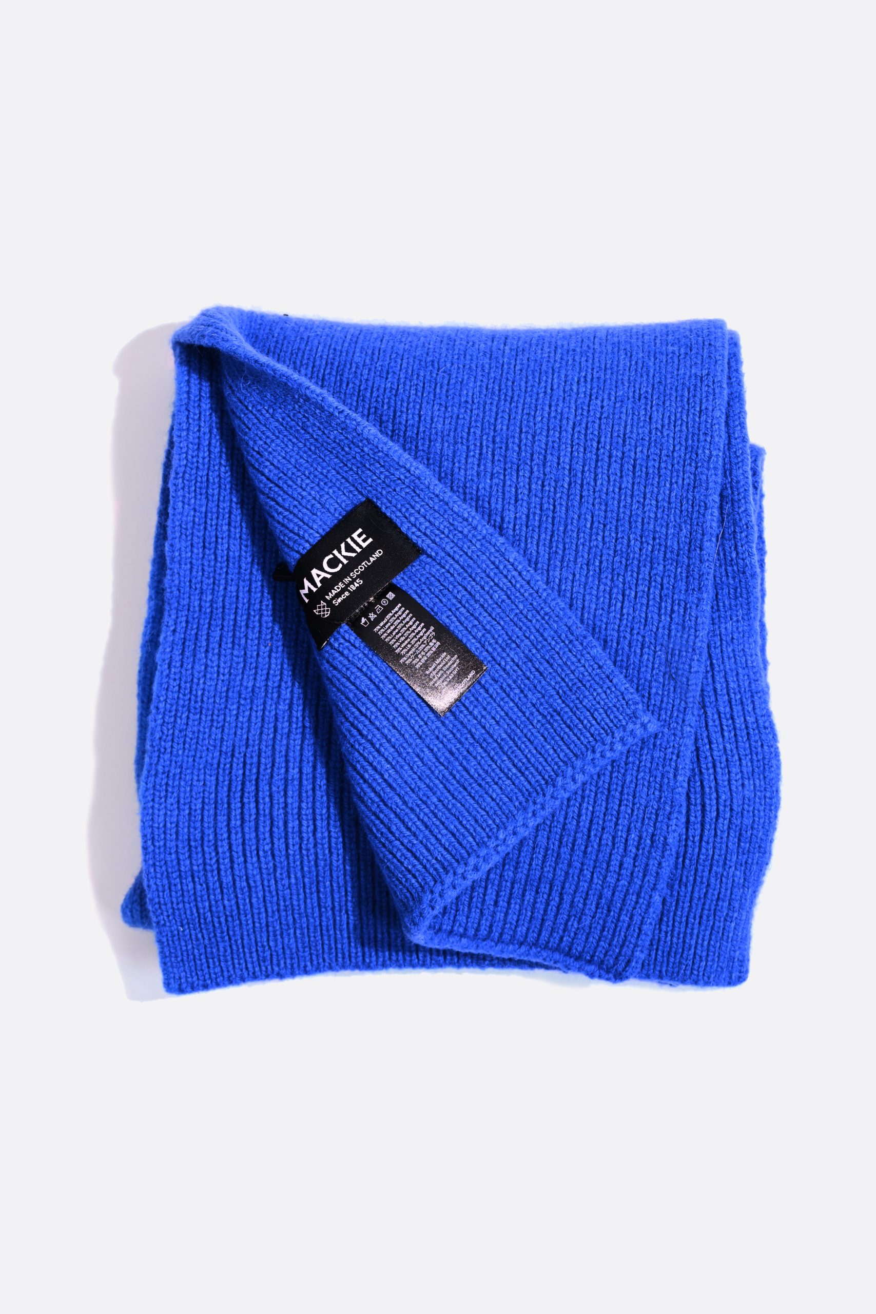 Robert MACKIE BARRA SCARF Royal blue