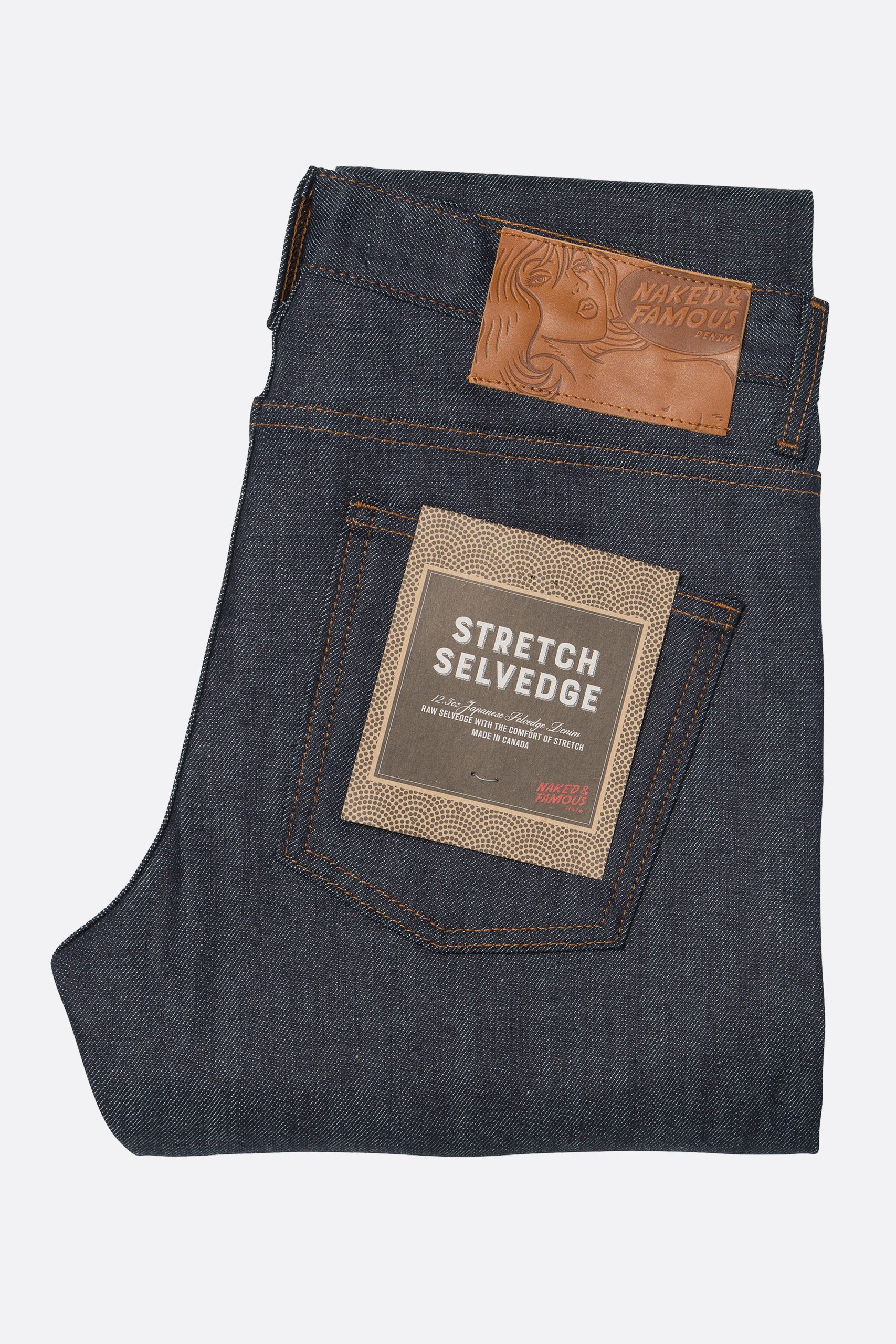 NAKED and FAMOUS Jeans SUPER GUY Strech selvedge