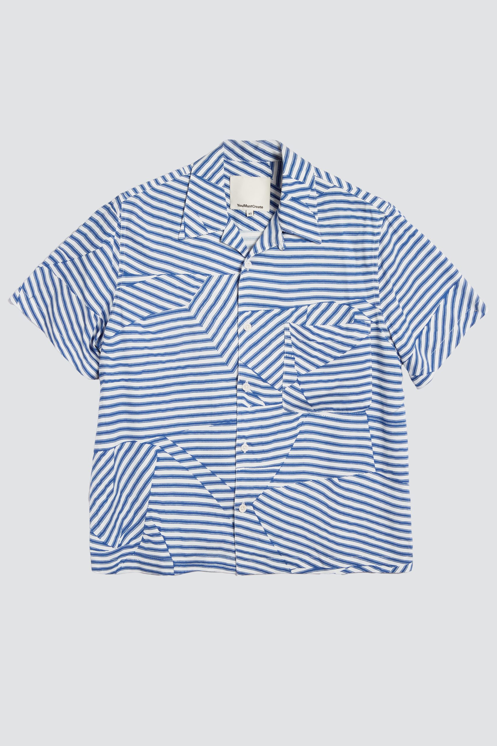 YMC VEGAS Shirt Blue